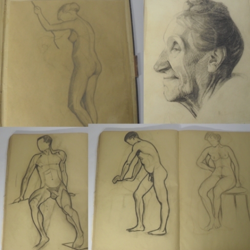 Skizzen historischer Akte – Künstlerischer Nachlass