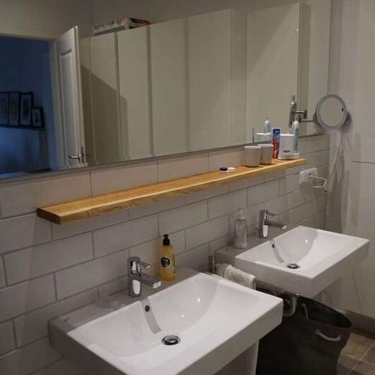 Badablage Eiche massiv, geölt