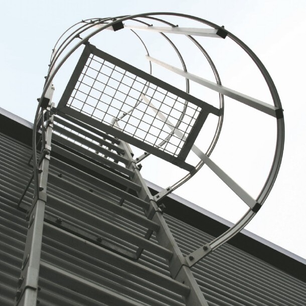 Steigleiter mit Schließe