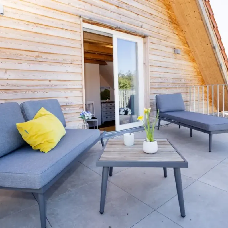 Terrasse mit Sitzlounge
