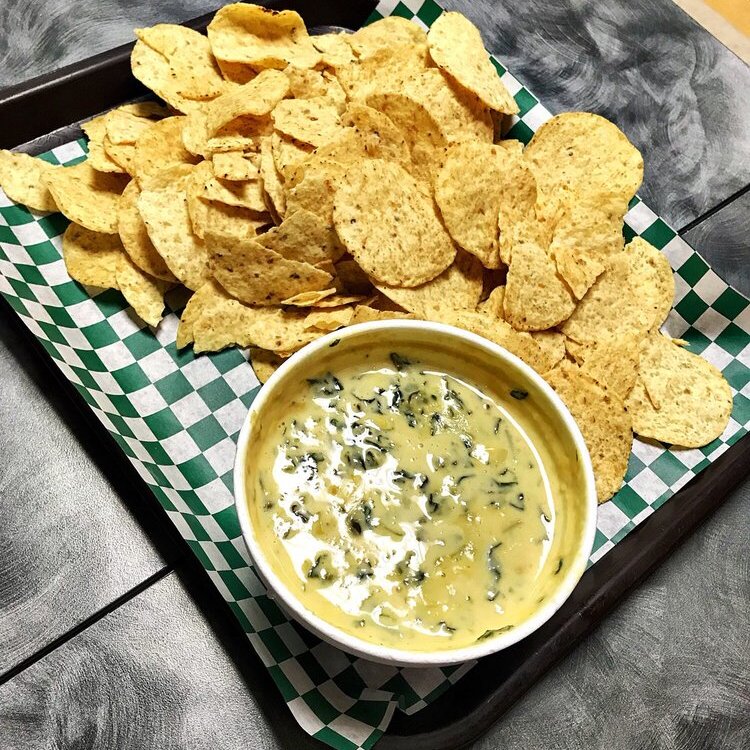 Start with an order of gluten free spin dip