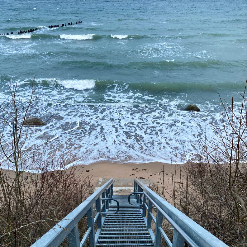Treppe zum Meer - 10 Minuten vom Haus