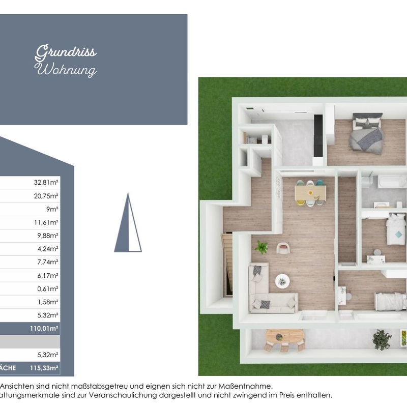 Grundriss Wohnung