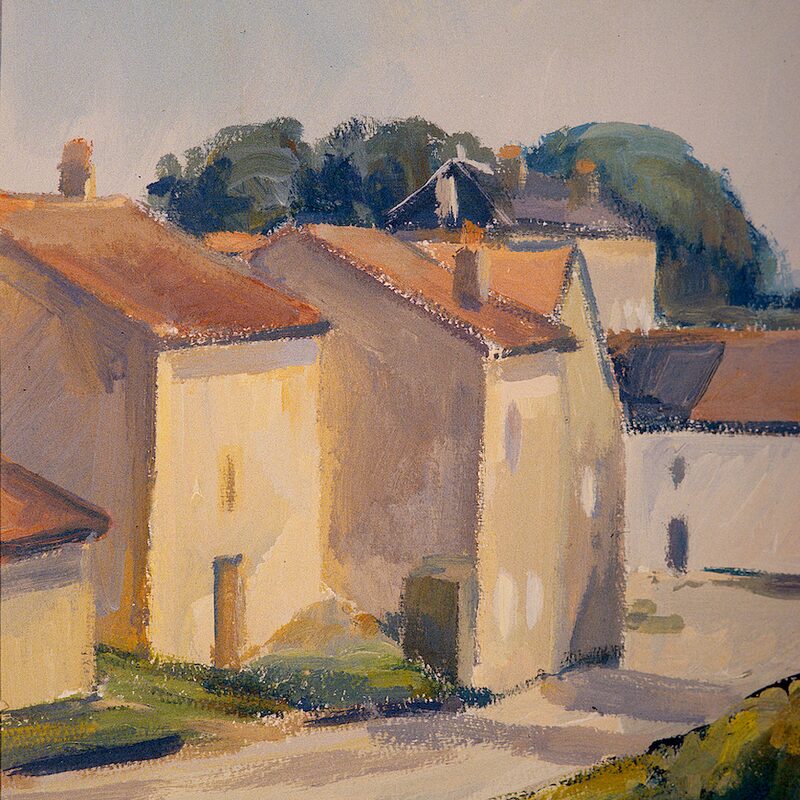 mertert - kanton grevenmacher 1989, 40 x 30 cm, gouache auf papier