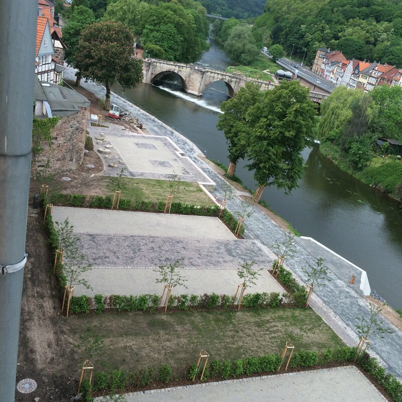 Werrapromenade Dielengraben Baustelle