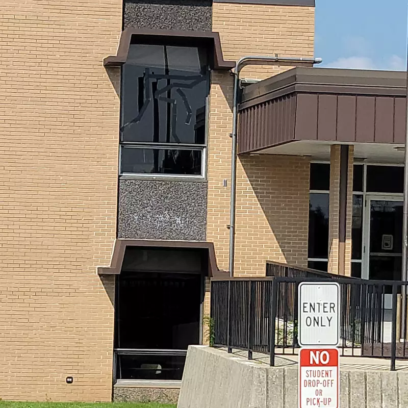 View of window before repair.