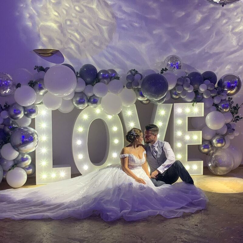 Leuchtbuchstaben mieten - Hochzeit Dekoverleih