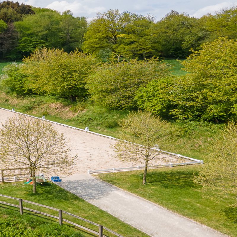 Reitplatz mit Ebbe-Flut-System