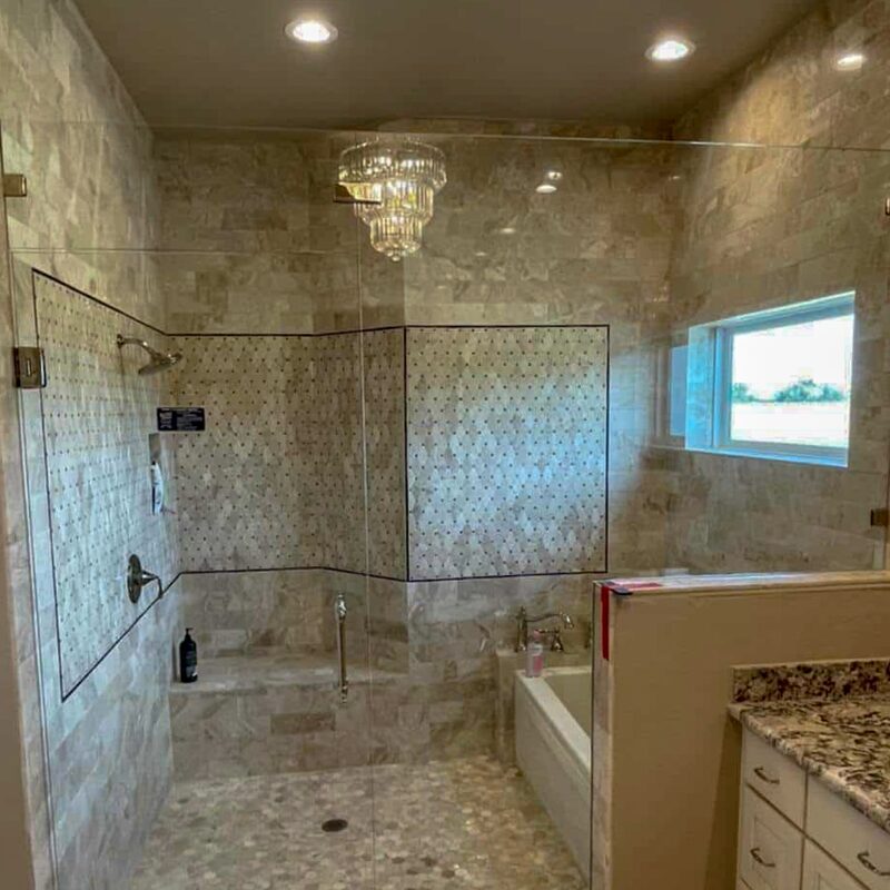 Shower enclosure residential project