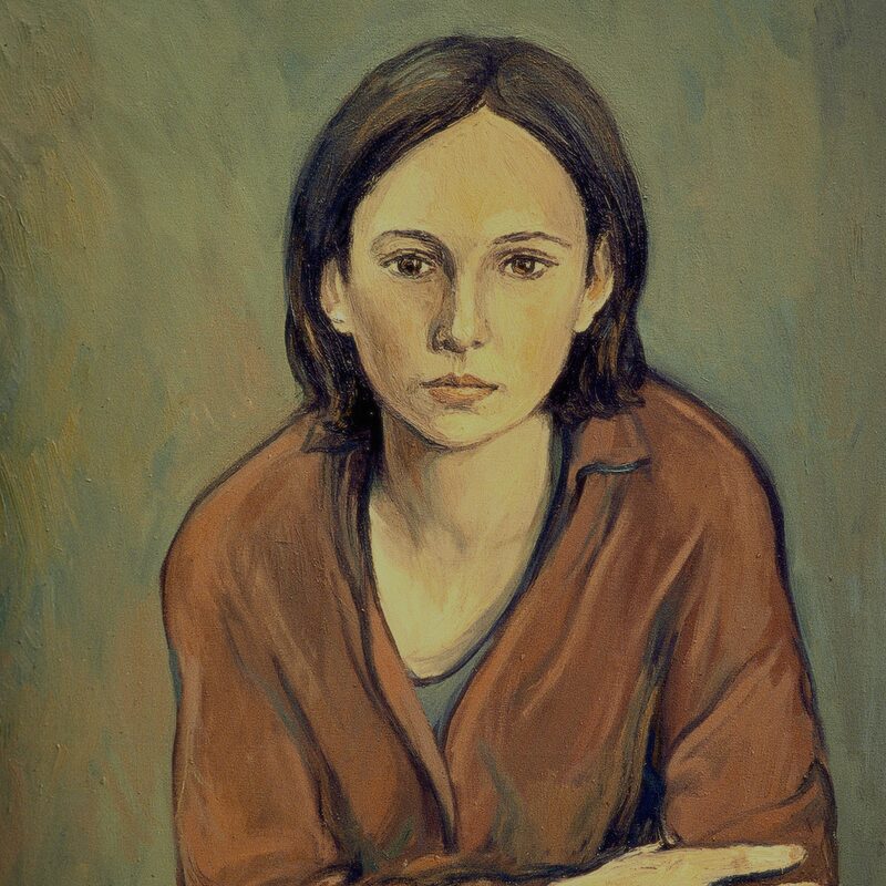 mirjam 1995, 30,3" x 23,6", oil on cotton