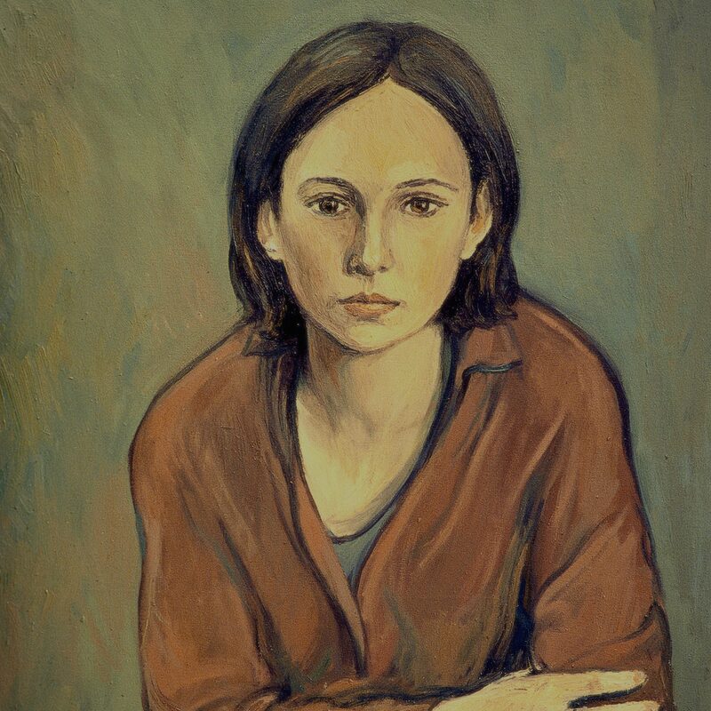 mirjam 1995, 77 x 60 cm, 
huile sur cotton