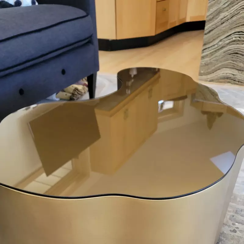 Custom Coffee Table Top Cut To Match Shape.