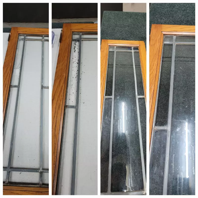 Lead Window Pane Replacement.