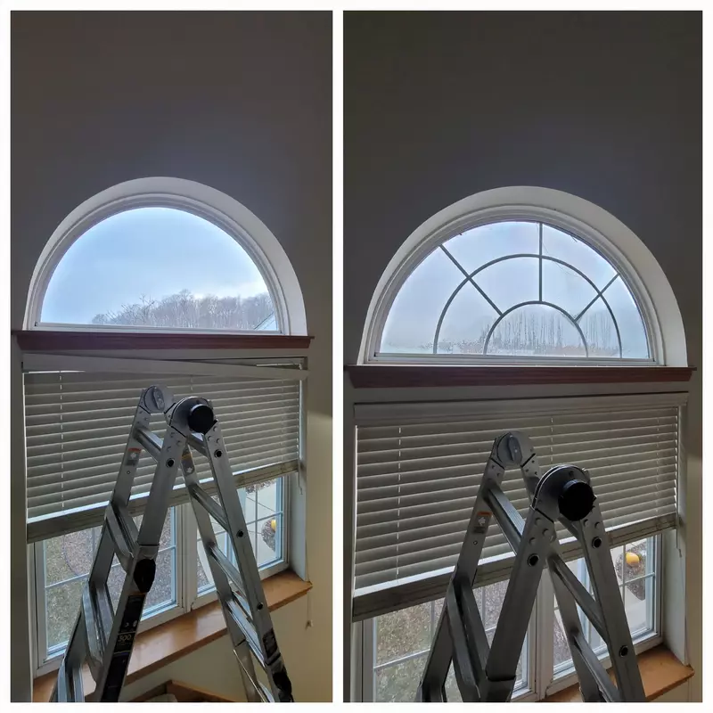 Replace Lunette with single pane.