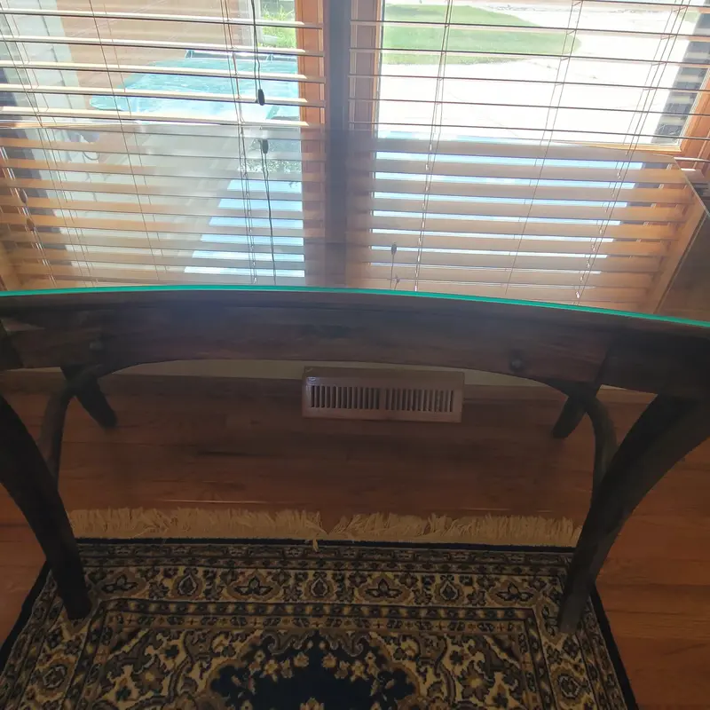 Custom Glass Tabletop.