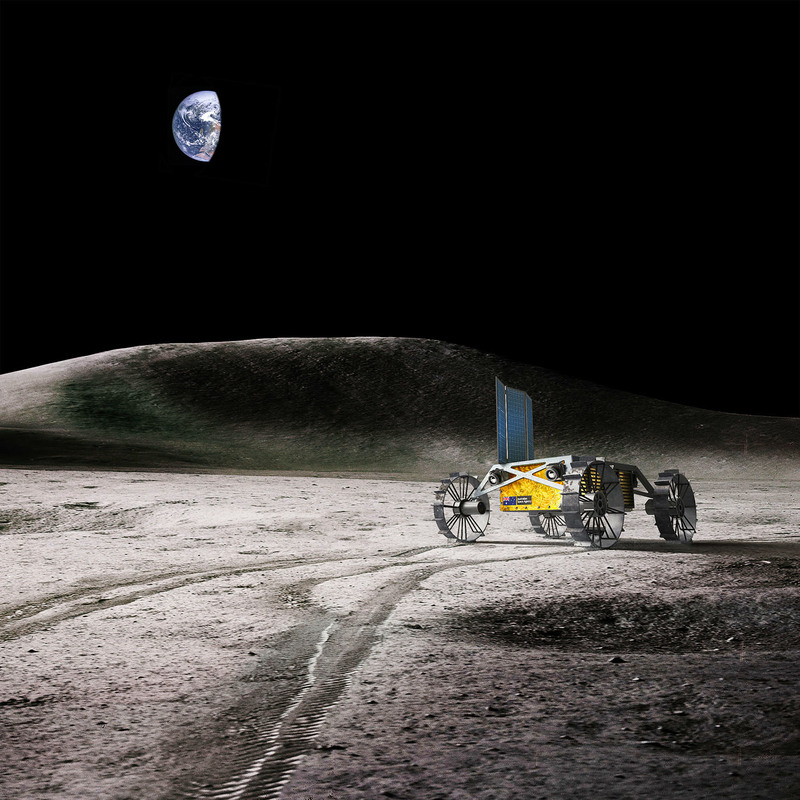 Moon vehicle. 