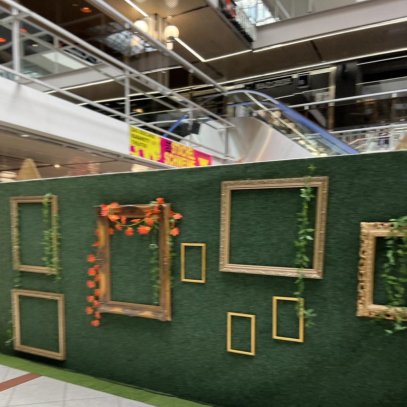 Eventdeko Setup Bau Stellwand 5m Rückseite - Dekoverleih