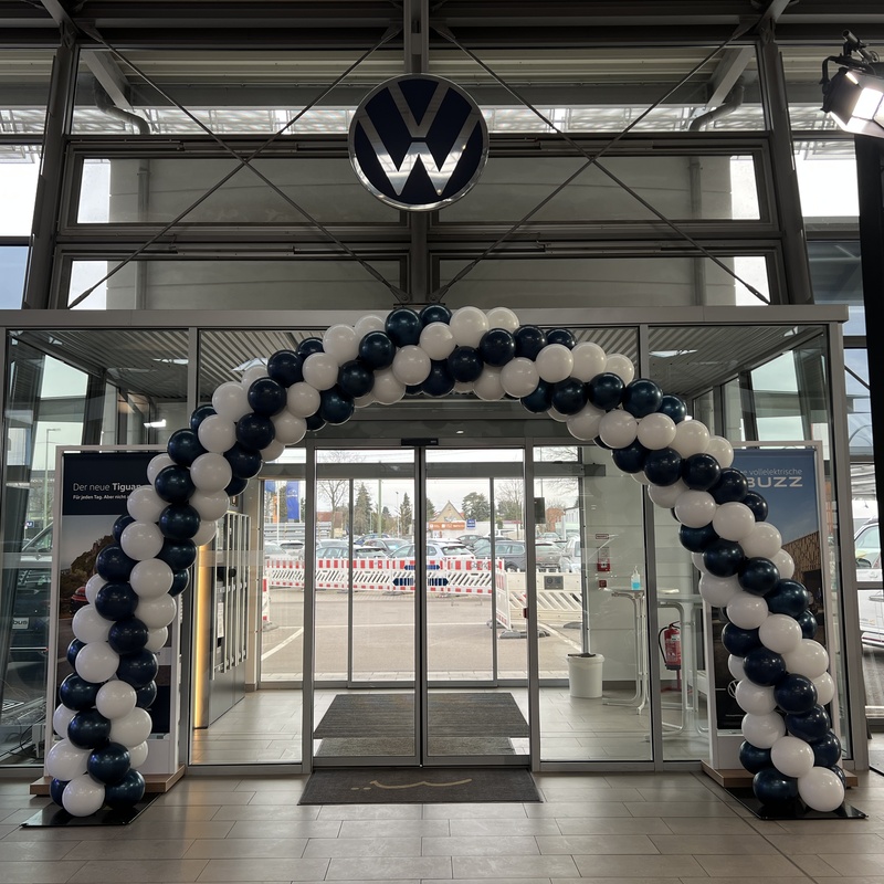 Ballonbogen bestellung zur Geschäfteröffnung