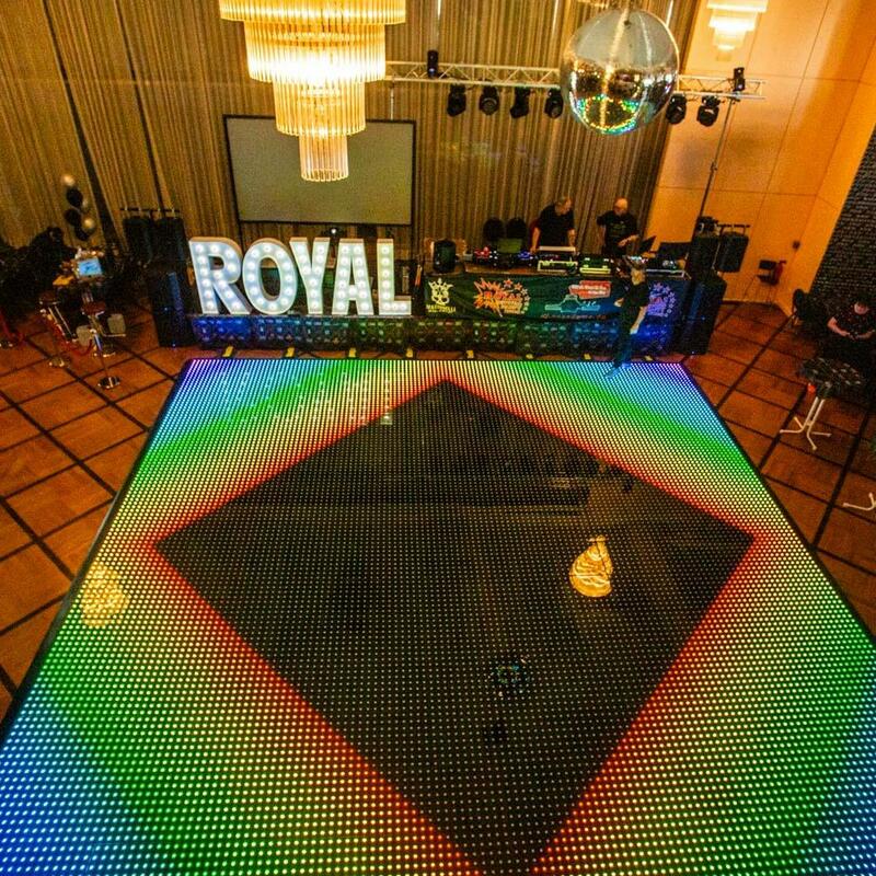 LED-Tanzboden mieten in 8mx8m