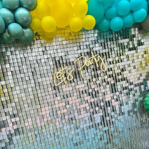 Shimmerwall der perfekte Fotohintergrund