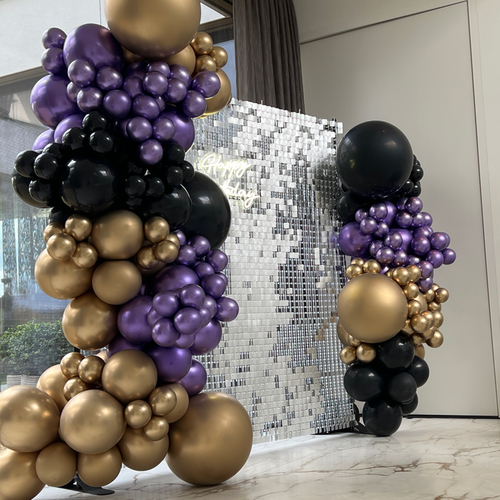 Shimmerwall als Eventdeko und Fotohintergrund