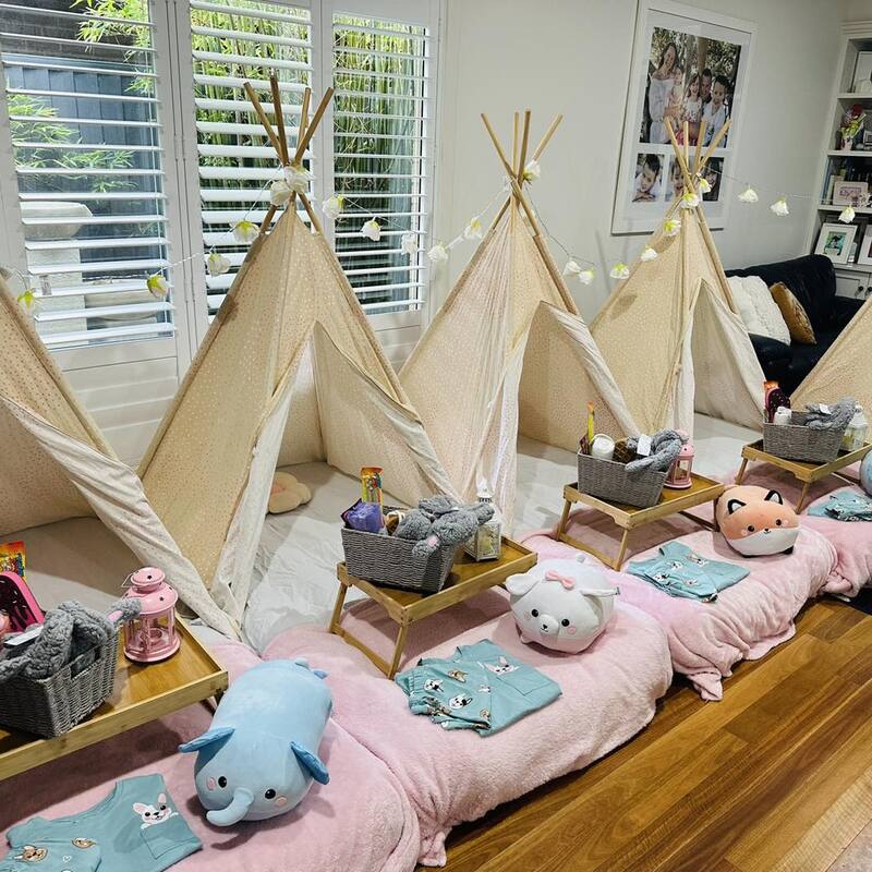 Tee Pee Sleepover