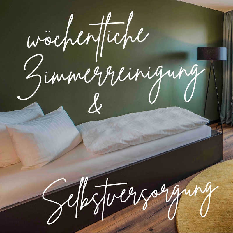 Unser Apartment-Konzept setzt auf Nachhaltigkeit.