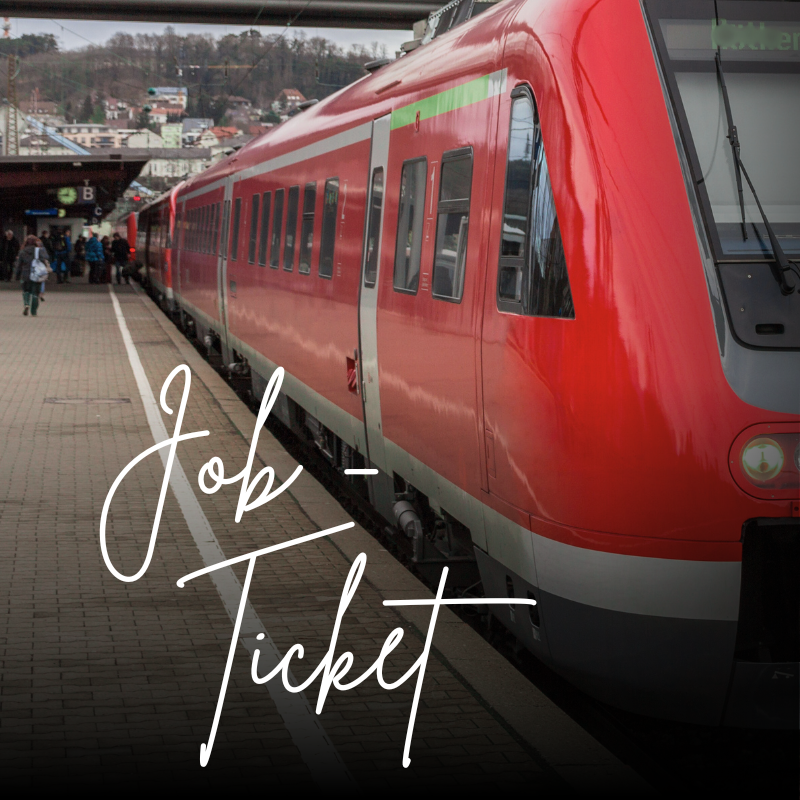 Mitarbeiter bekommen bei uns das Deutschland-Ticket für den ÖPNV.