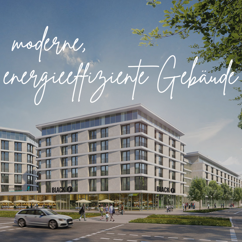 Unsere Gebäude sind energieeffizient und wir heizen Fernwärme.