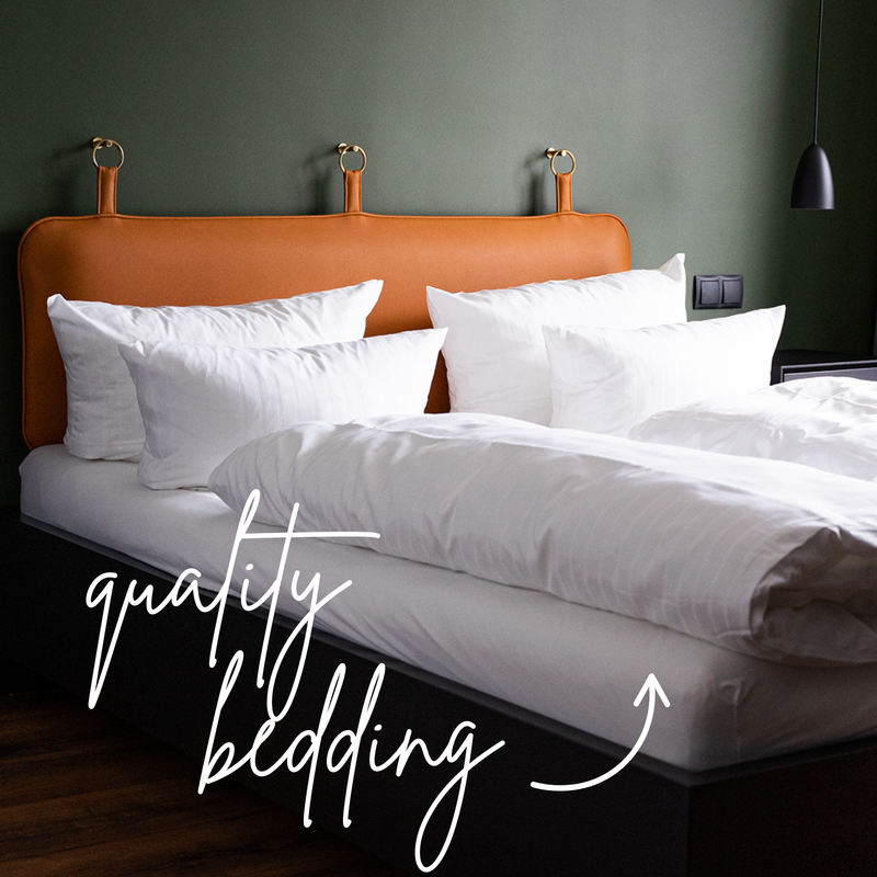 We source bedding from the quality manufacturer Mühldorfer.