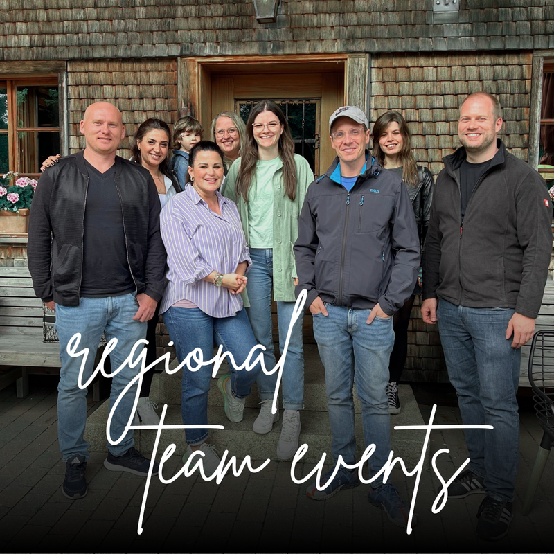 We celebrate regionally with the team.