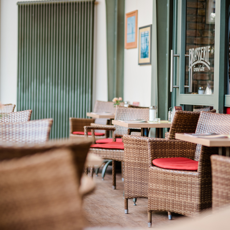 Wintergarten der Brasserie Grand Café