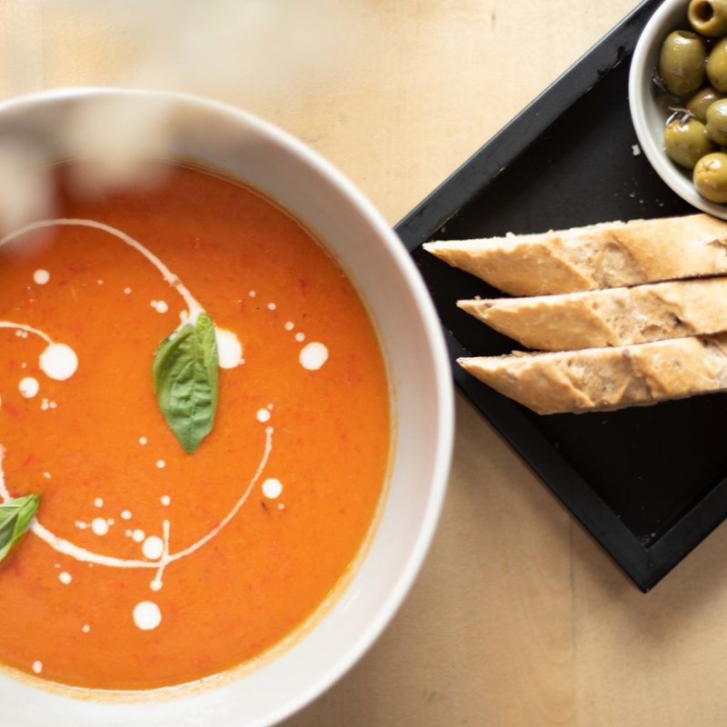 Geröstete Tomatencréme