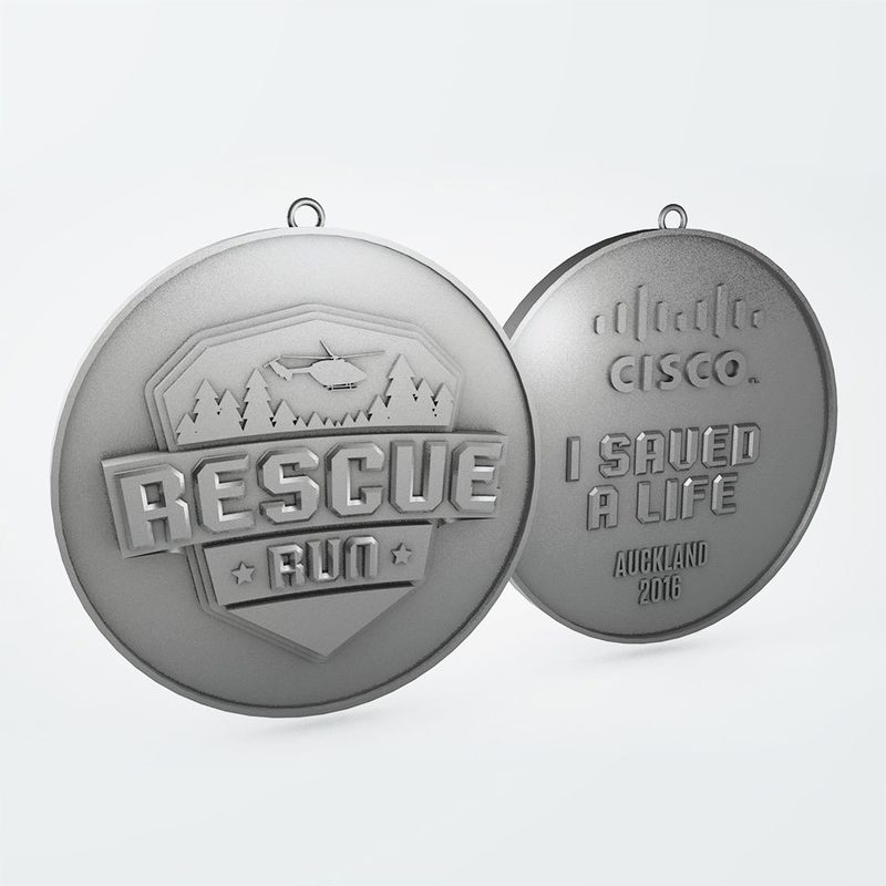 The Rescue Run completion medal design & renders
