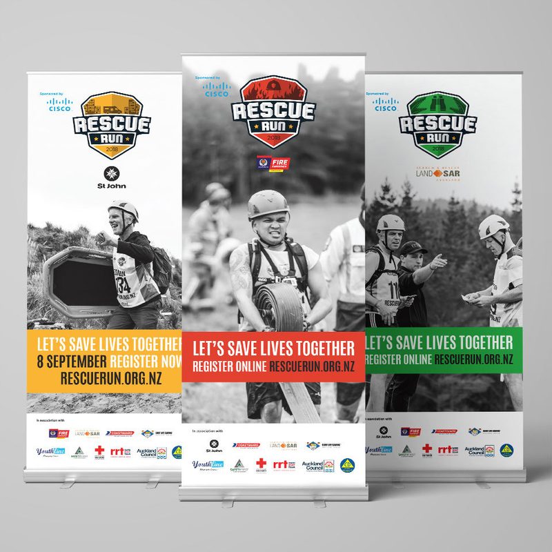 Promotional pull-up banners