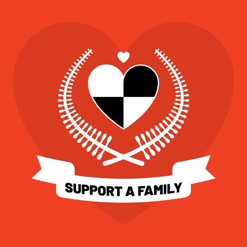 Support a Family initiative branding