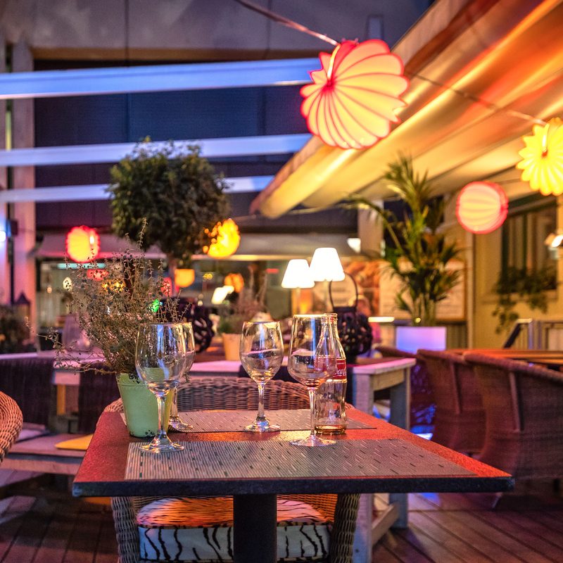 Central Garden, a perfect outdoor place for sipping cocktails