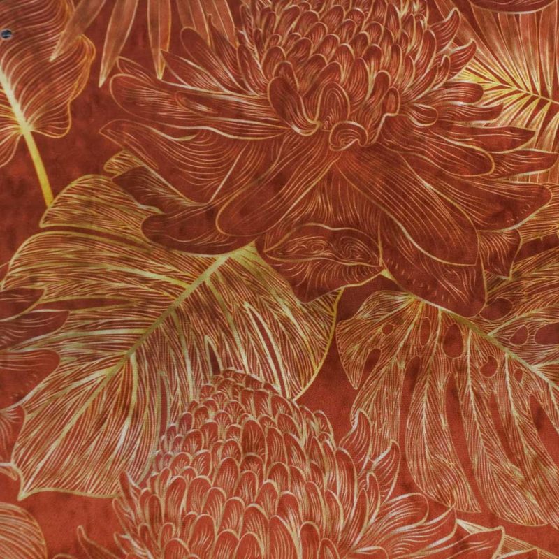 Dessin GINGER FLOWER col. 3575 Brique