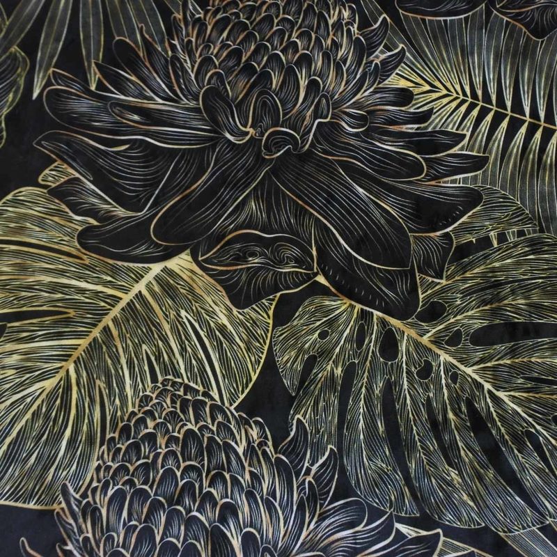 Dessin GINGER FLOWER col. 9999 Black