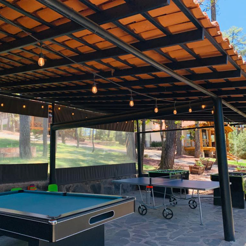 Mesa de billar, ping pong y futbolitos