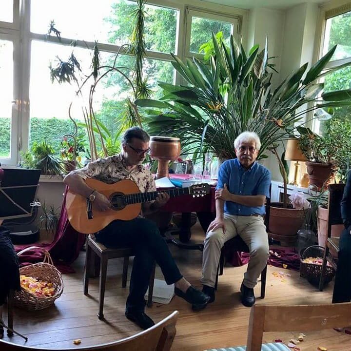 Lesung „Die Poeten ihrer Gottheit - Rumi“
Dagmar Noelle, Sina Vodjani, Prof. Dr. Shamsrizi, Ilona Kira Oldenburg