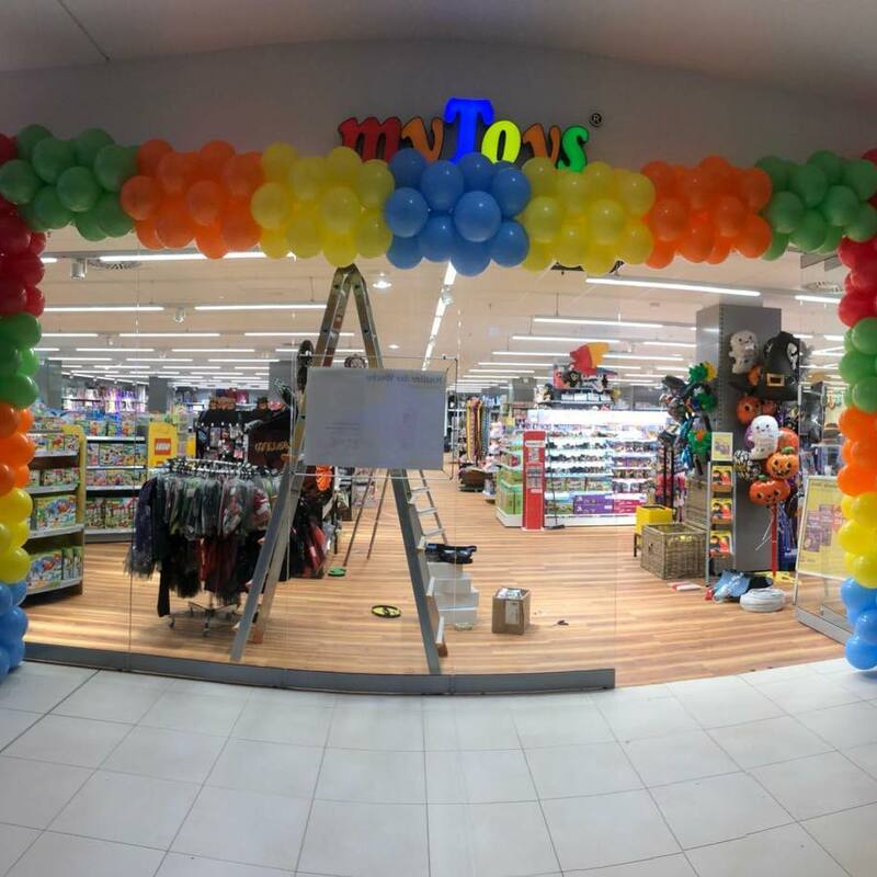 Ballongirlande bestellung zur Geschäfteröffnung