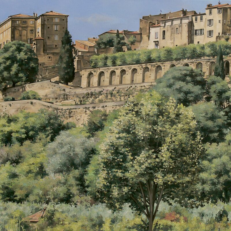 lauris - vaucluse 2018, 60 x 75 cm, öl auf leinwand