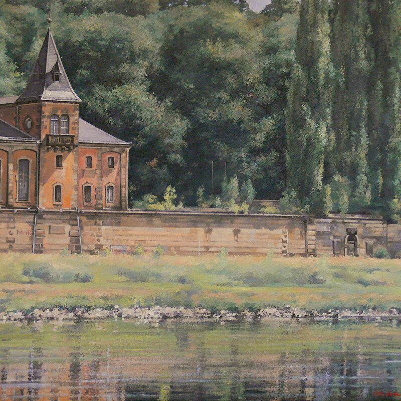 saloppe, dresden - sachsen 2012, 52 x 59 cm, öl auf leinwand