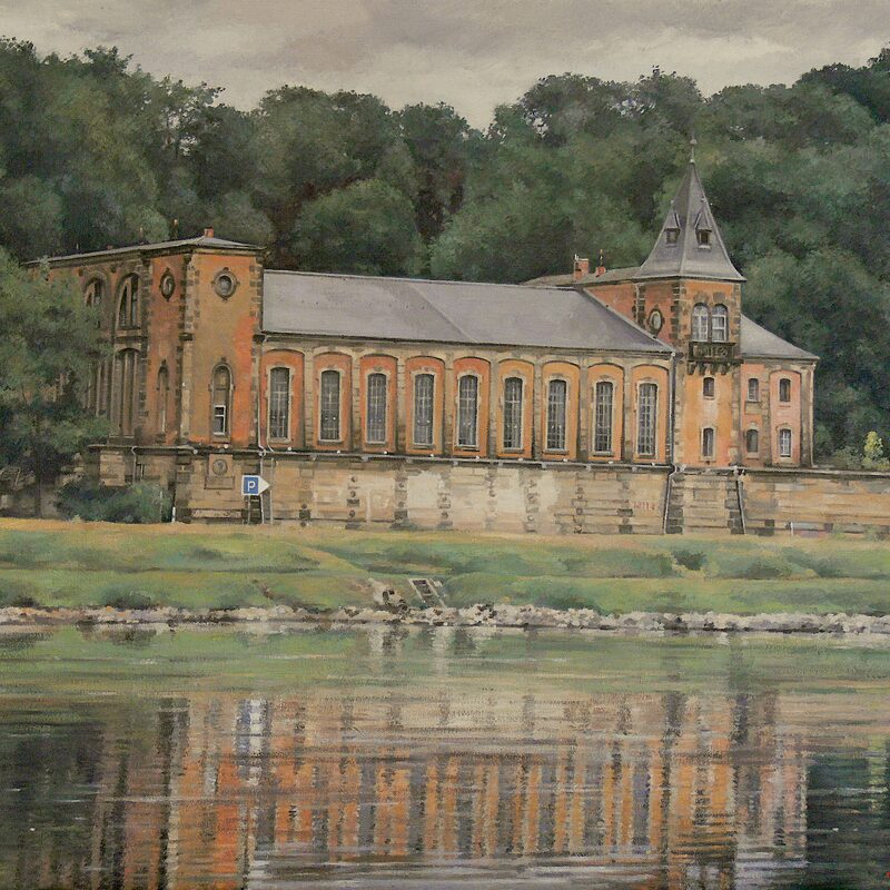 saloppe, dresden - sachsen 2012, 60 x 73 cm, öl auf leinwand