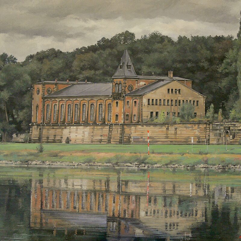 saloppe, dresden - sachsen 2012, 60 x 73 cm, öl auf leinwand