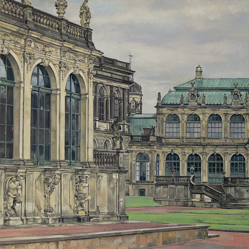 langgalerie und deutscher pavillon zwinger, dresden - sachsen 2013, 75 x 60 cm, öl auf leinwand