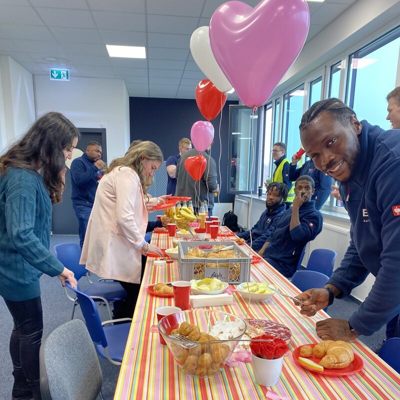 An ever-popular event, our annual Valentines Brunch was once again a hit around the globe. Here in Frankfurt, they enjoyed chocolates, pastries and fruits 🍓 