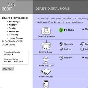 Web application for digital home (3Com)
