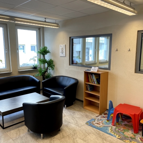 Aufenthaltsbereich im Dojo in Backnang